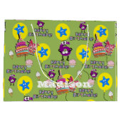 Happy 6th Birthday Gift Bag #6 Groot Cadeauzakje (Achterkant)