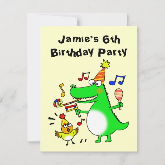 Happy 6th Birthday ( ik ben 6 ) Kaart (Voorkant)