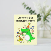 Happy 6th Birthday ( ik ben 6 ) Kaart (Staand voorkant)