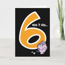 Happy 6th Birthday Kaart