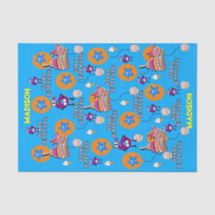 Happy 6th Birthday Tissue Paper #6 Blue Tissuepapier