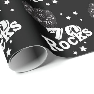 Happy 70th Birthday -70 Rocks Cadeaupapier