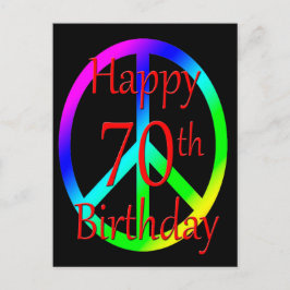 Happy 70th Birthday briefkaart