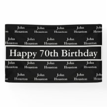 Happy 70th Birthday Custom