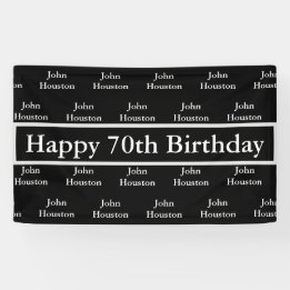 Happy 70th Birthday Custom Spandoek