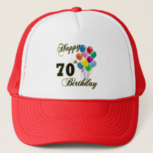 Happy 70th Birthday Gifts en Birthday Apparel Trucker Pet