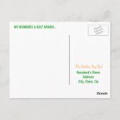 Happy 70th Birthday Milestone Briefkaarten - Sinaa (Achterkant)