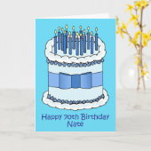 Happy 70th Birthday Nate Kaart (Gele Bloem)