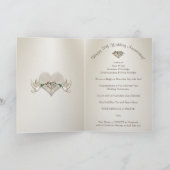 Happy 70th Wedding Jubileum Kaarten voor Ouders (Binnen)