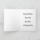 Happy 71st Birthday Flower Pansy Kaart (Binnen)