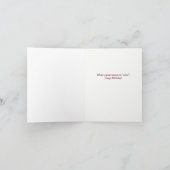 Happy 73rd Wine ThMED Funny Birthday Kaart (Binnen)