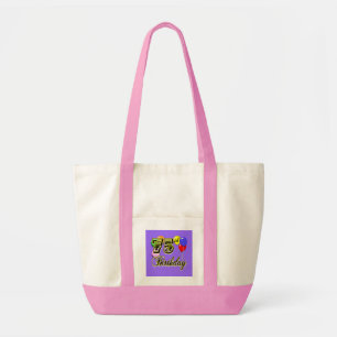 Happy 75th Birthday Celebration Canvas tas