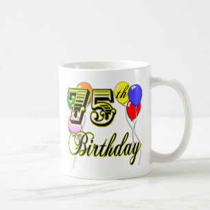 Happy 75th Birthday Celebration Koffiemok
