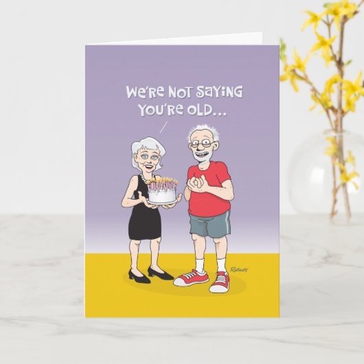 Happy 75th Birthday Kaart (Gele Bloem)