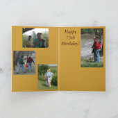 Happy 75th Birthday Kaart (Binnen)