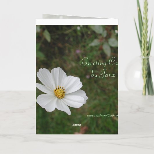 Happy 76th Birthday Kaart beroemd gemaakt door Jan (Achterkant)