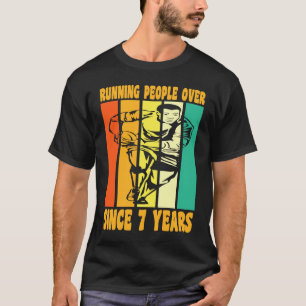 Happy 7 Birthday 7 Year Old  Rugby 7th Birt T-shirt