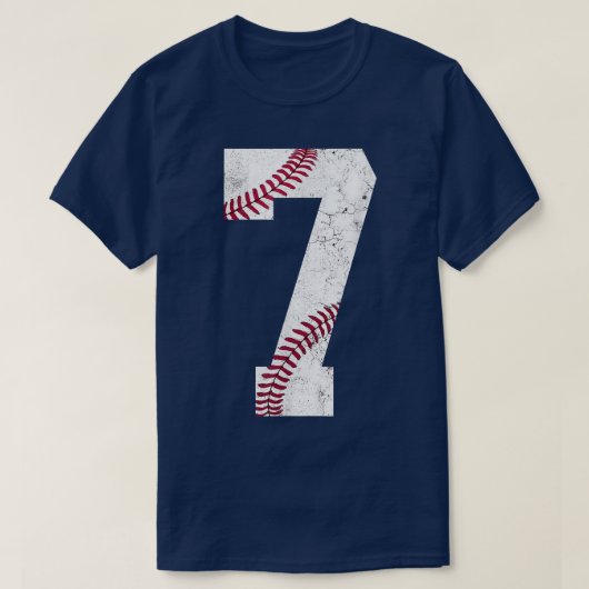 Happy 7th Birthday Gift Baseball Kids 7 2015 Seven T-shirt (Design voorkant)