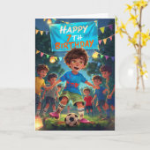 Happy 7th Birthday Kaart (Gele Bloem)