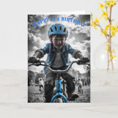 Happy 7th Birthday Kaart (Gele Bloem)