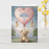 Happy 7th Birthday Kaart (Gele Bloem)