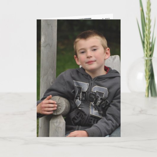 Happy 7th Birthday Kaart (Voorkant)