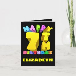 Happy 7th Birthday Kaart