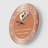 Happy 7th Copper Wedding Jubileum Hartfoto Grote Klok (Hoek)