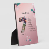 Happy 7th Jubileum, aangepaste fotocollage, graaf Fotoplaat (Zijkant)