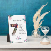 Happy 7th Jubileum, aangepaste fotocollage, graaf Fotoplaat (Zijkant)