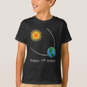 Happy 7th Orbit Space Birthday Shirt (Voorkant)