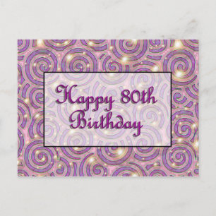 Happy 80th Birthday Briefkaart