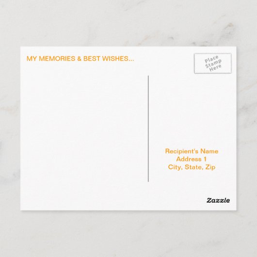 Happy 80th Birthday Briefkaarten - Cheers in Blue (Achterkant)