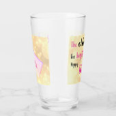 Happy 80th Birthday gepersonaliseerd voeg naam toe Glas (Rechts)