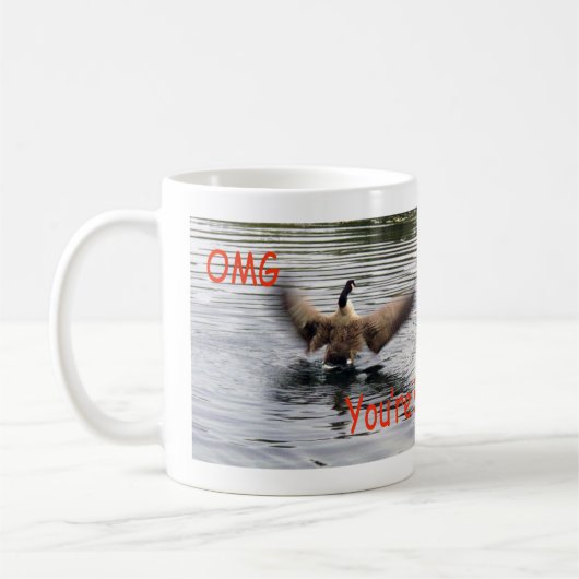 Happy 80th Birthday Goose flapping Koffiemok (Links)