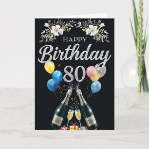 Happy 80th Birthday Kaart