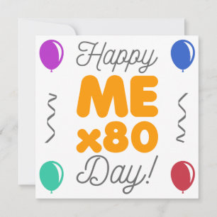 Happy 80th Birthday Kaart