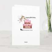 Happy 80th Birthday Mam Card Kaart (Achterkant)