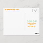 Happy 80th Birthday Milestone Briefkaarten - in he (Achterkant)