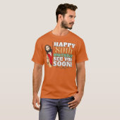 Happy 80th Birthday See You Soon Funny Jesus Meme  T-shirt (Voorkant volledig)