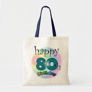 Happy 80th Birthday Tote Bag