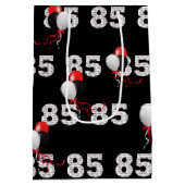 Happy 85th Birthday Balloons Medium Gift Bag Medium Cadeauzakje (Achterkant)