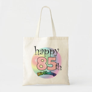 Happy 85th Birthday (roze) Tote Bag