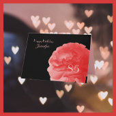Happy 85th Birthday Wenskaart, Coral Pink Rose Kaart