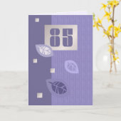 Happy 85th Birthday  Wenskaarten Kaart (Gele Bloem)