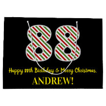 Happy 88th Birthday & Merry Kerstmis, aangepaste n