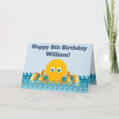 Happy 8th Birthday Kaart (Voorkant)