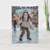 Happy 8th Birthday Kaart (Voorkant)