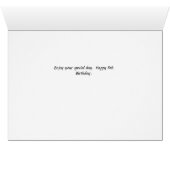 Happy 8th Birthday Kaart Bubblegum Tree (Binenzijde Horizontaal (Onderkant))