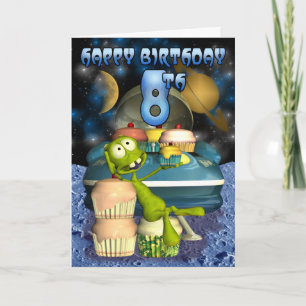 Happy 8th Birthday Plantet's Boy, Outerspace Kaart